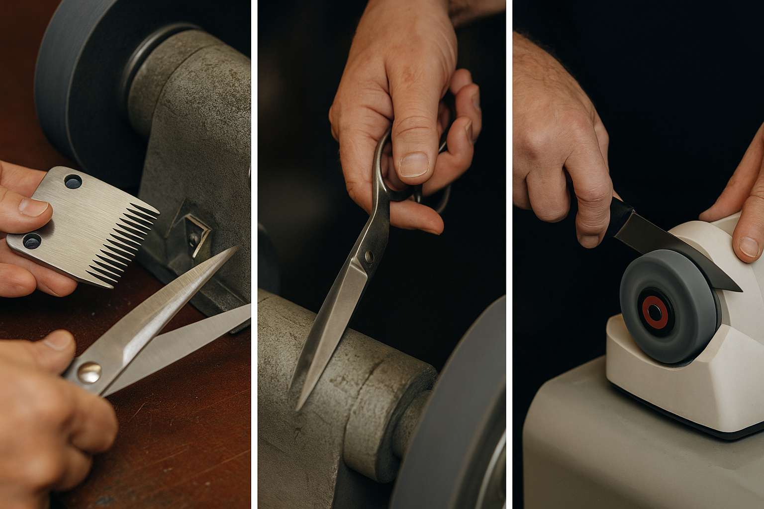 Our sharpening process